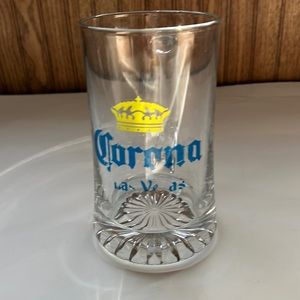 Corona Las Vegas 24oz. crystal beer mug